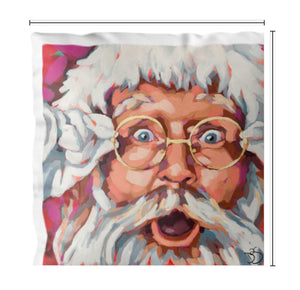 Santa is Coming to town throw pillow 16''x16''