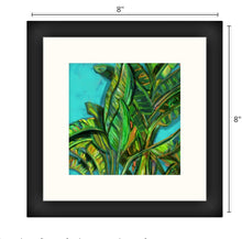 Load image into Gallery viewer, Tropical Palms Passepartout 8x8&quot;