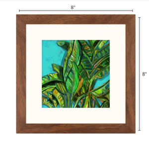 Tropical Palms Passepartout 8x8"