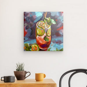 Raspberry Mojito Canvas