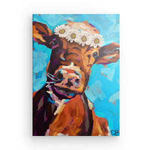 Daisy the Cow Canvas